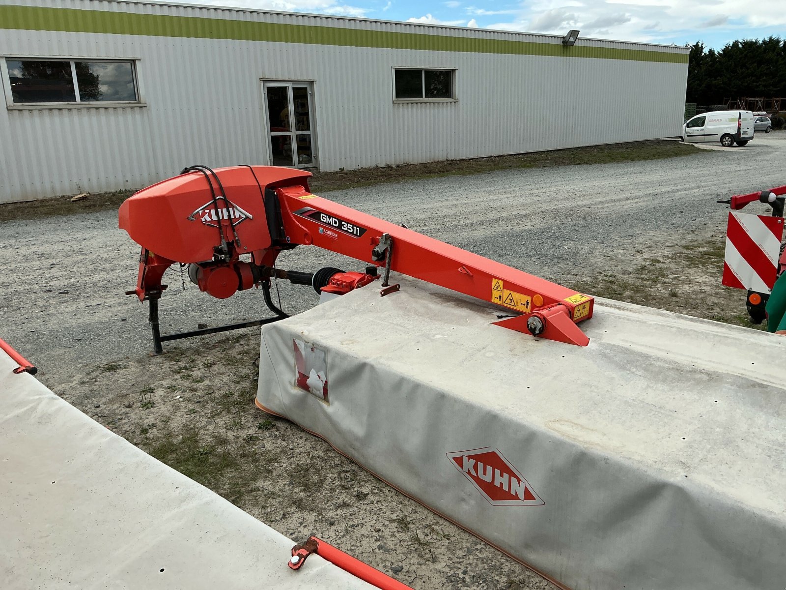 Mähwerk Türe ait Kuhn FAUCHEUSE KUHN GMD 3511FF, Gebrauchtmaschine içinde ST CLEMENT DE LA PLACE (resim 6)