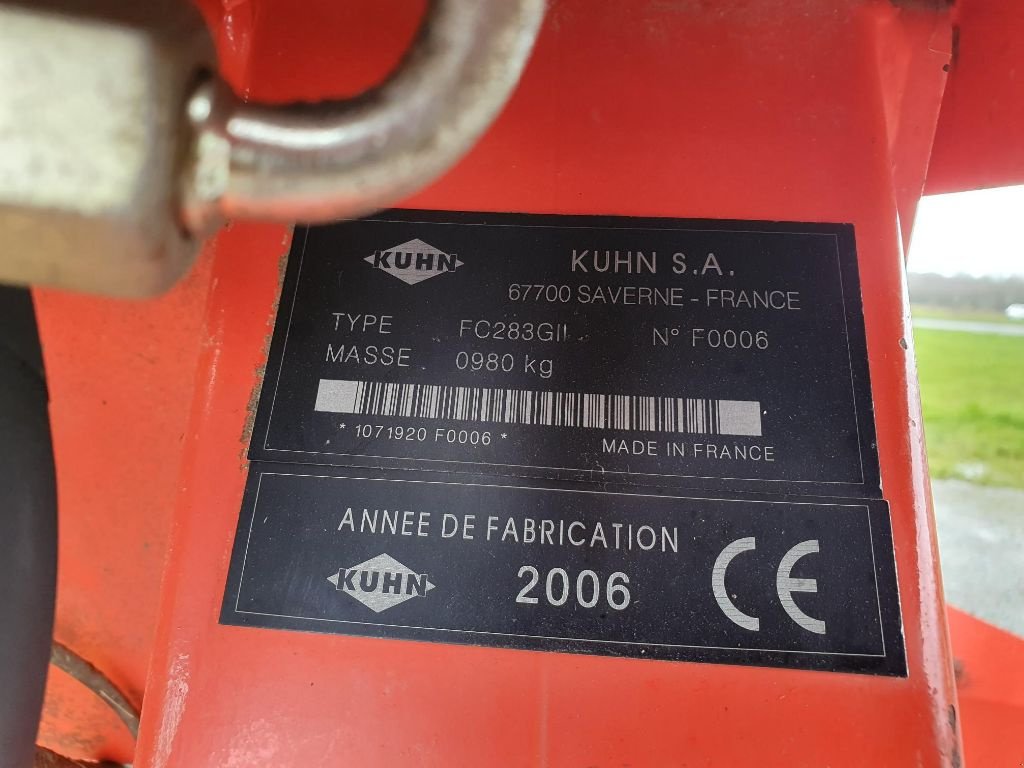 Mähwerk of the type Kuhn FC 283 GII, Gebrauchtmaschine in DOMFRONT (Picture 4)