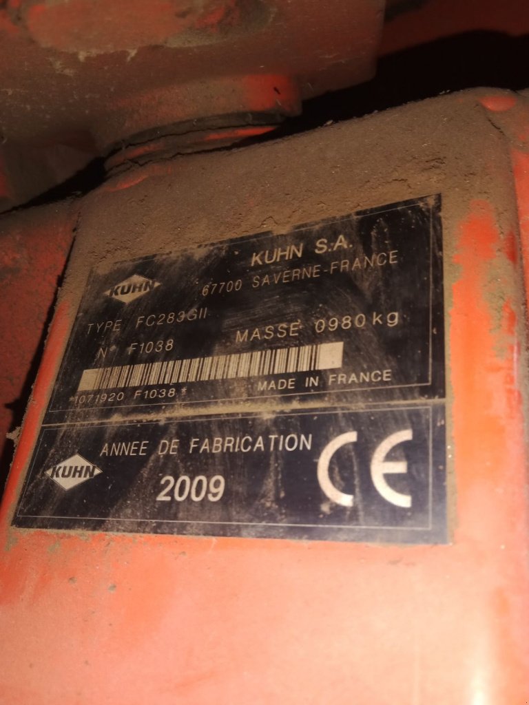 Mähwerk типа Kuhn FC 283 GII, Gebrauchtmaschine в Calmont (Фотография 3)