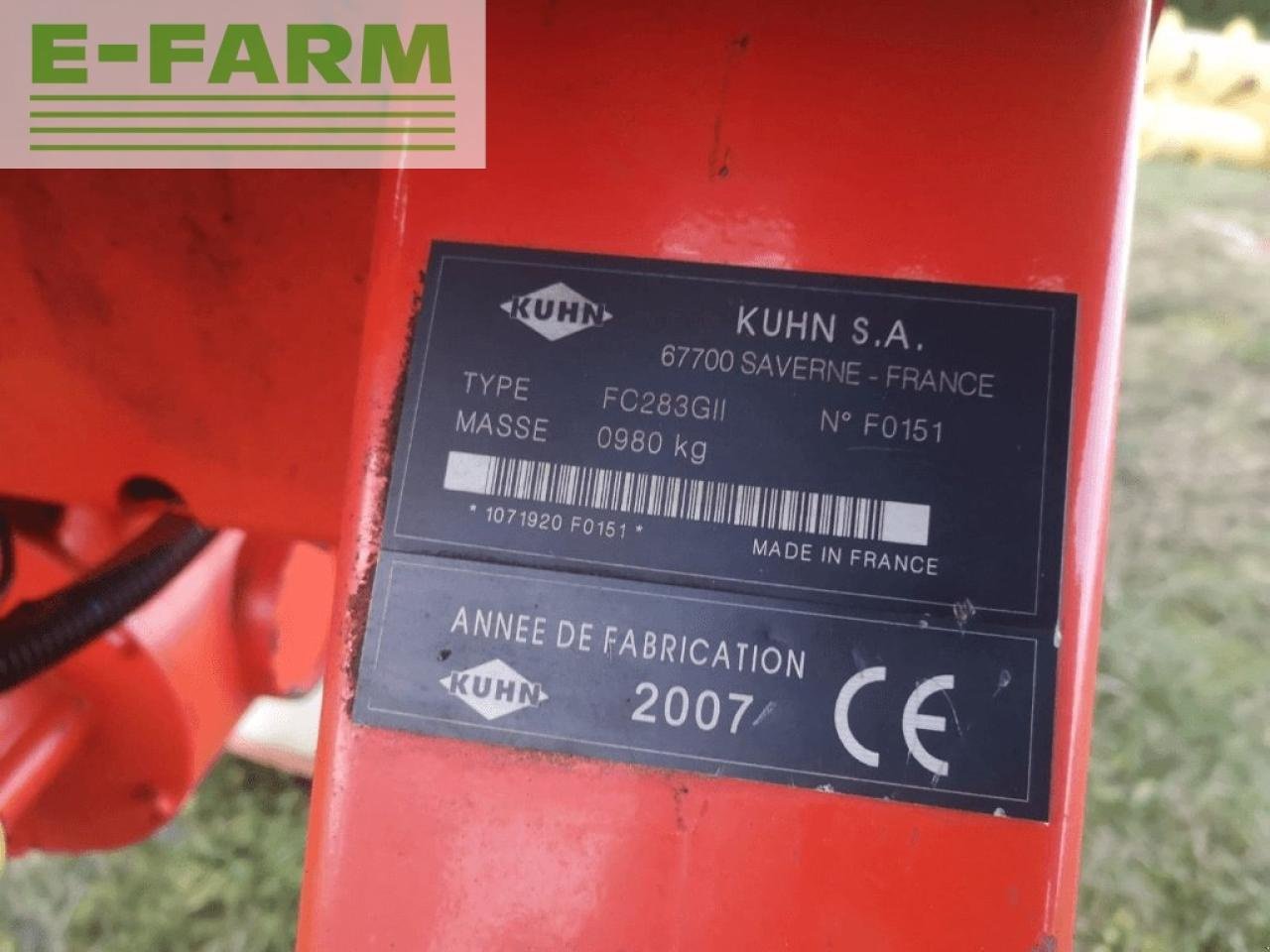 Mähwerk tip Kuhn fc 283 gll, Gebrauchtmaschine in CHAUVONCOURT (Poză 10)