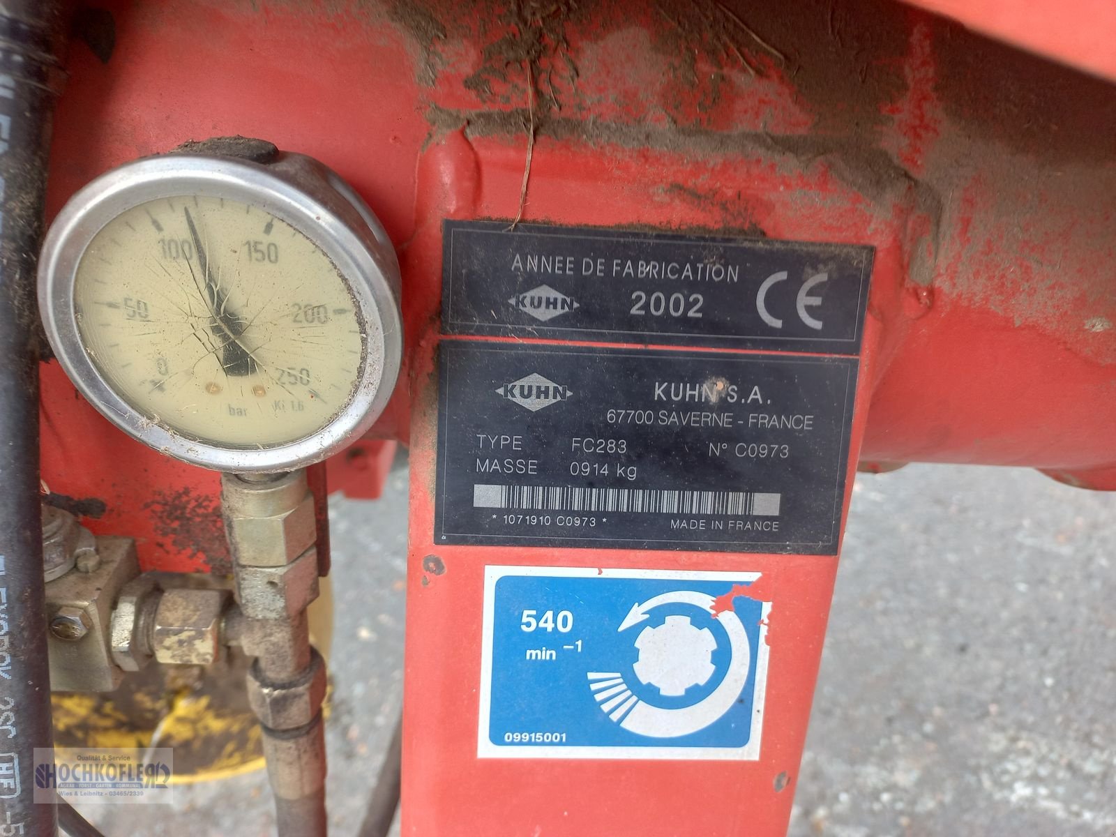 Mähwerk typu Kuhn FC 283, Gebrauchtmaschine v Wies (Obrázek 4)