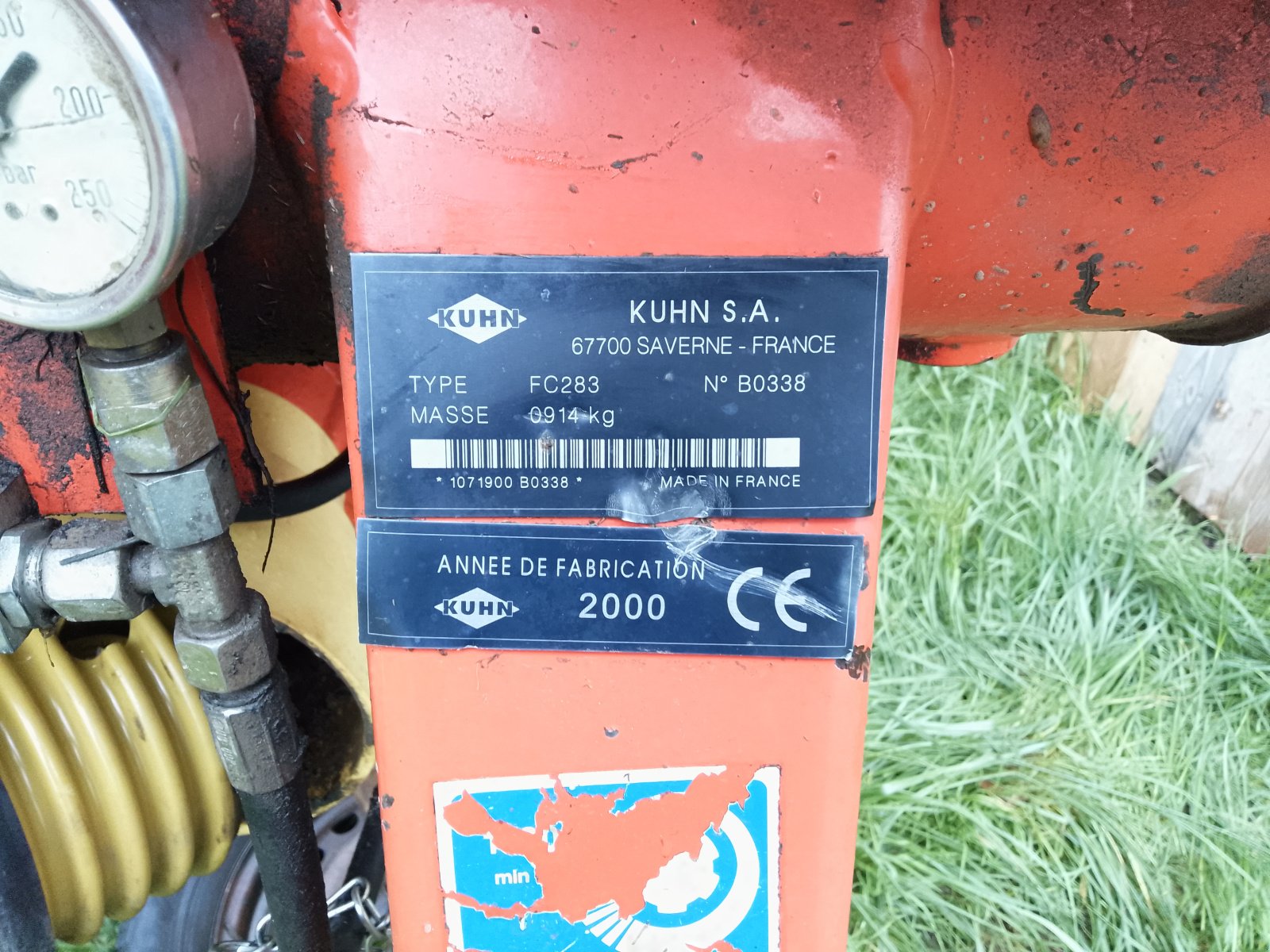 Mähwerk типа Kuhn FC 283, Gebrauchtmaschine в 88410 Bad Wurzach (Фотография 1)