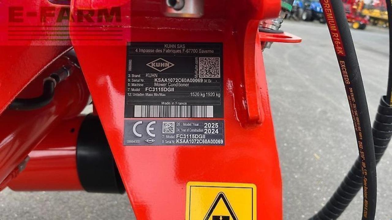 Mähwerk des Typs Kuhn fc 3115 d ff, Gebrauchtmaschine in ANRODE / OT LENGEFELD (Bild 11)