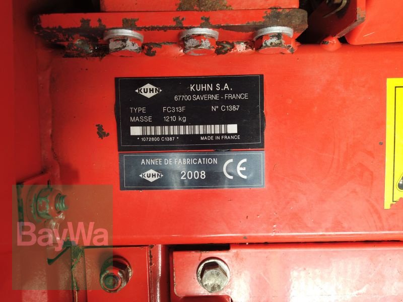 Mähwerk des Typs Kuhn FC 313 F, Gebrauchtmaschine in Erbach (Bild 13)