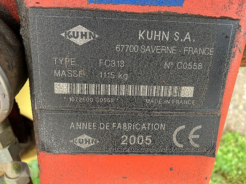 Mähwerk des Typs Kuhn FC 313, Gebrauchtmaschine in Salsitz (Bild 2)