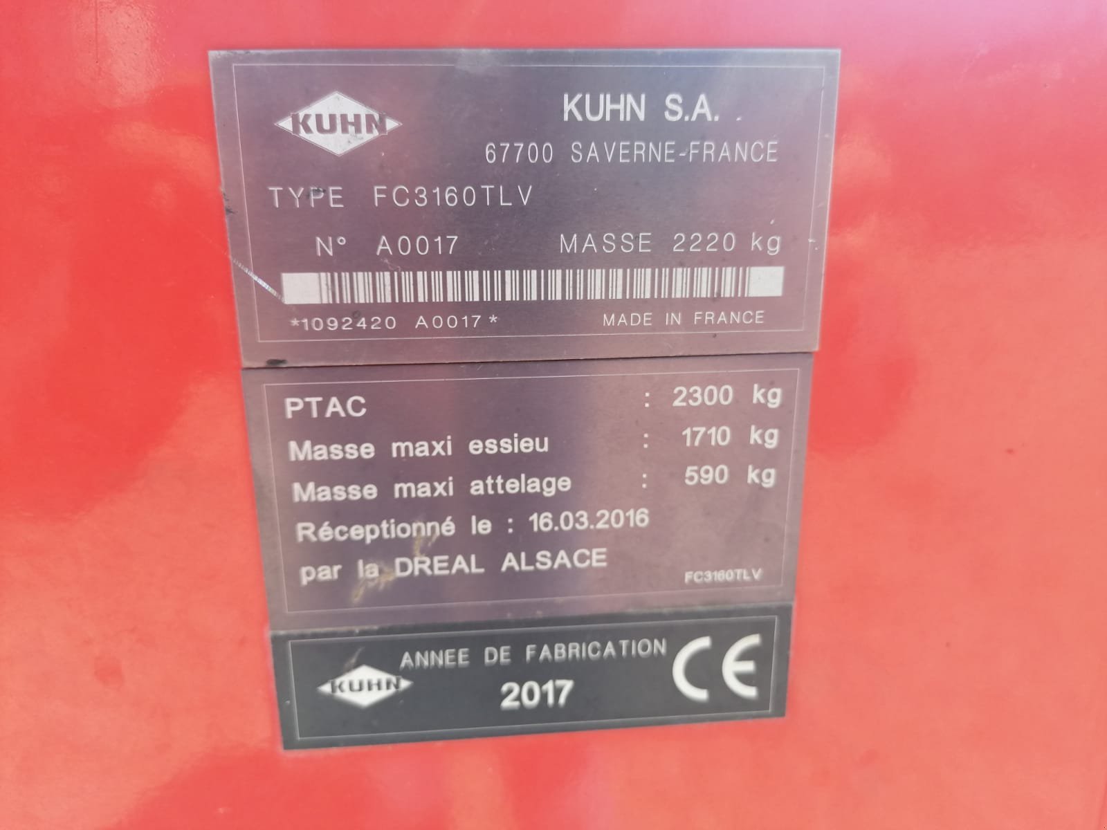 Mähwerk типа Kuhn FC 3160, Gebrauchtmaschine в Aron (Фотография 5)
