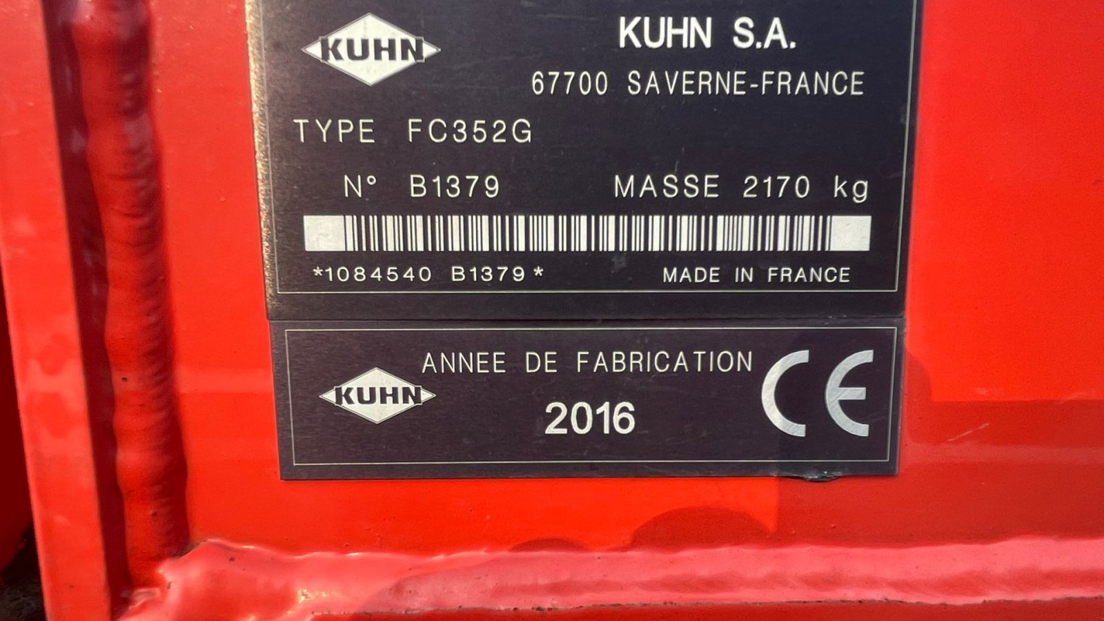 Mähwerk Türe ait Kuhn FC 352 G Bugseret, Gebrauchtmaschine içinde Nimtofte (resim 10)