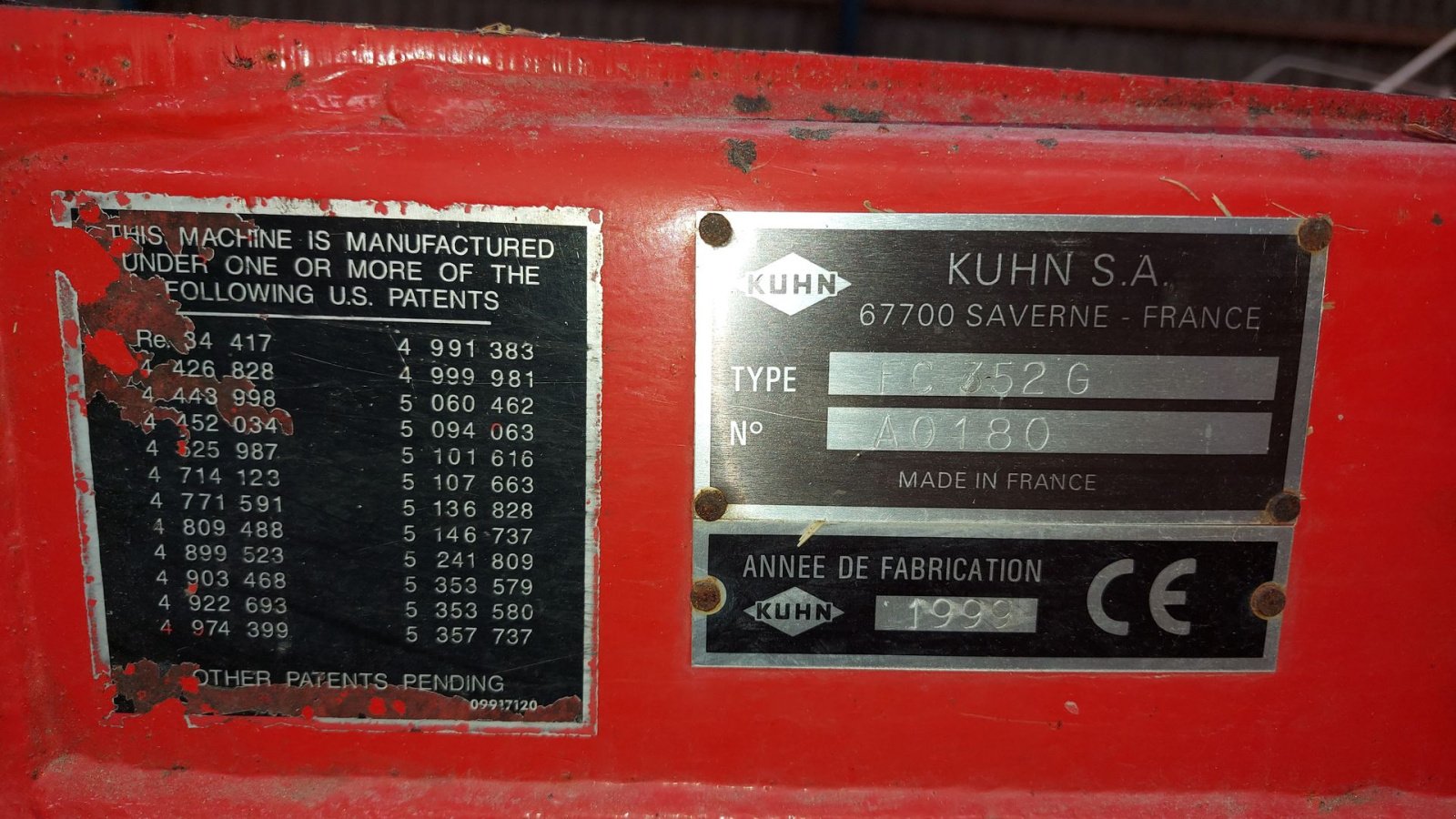 Mähwerk Türe ait Kuhn FC 352 G, Gebrauchtmaschine içinde Nykøbing M (resim 2)