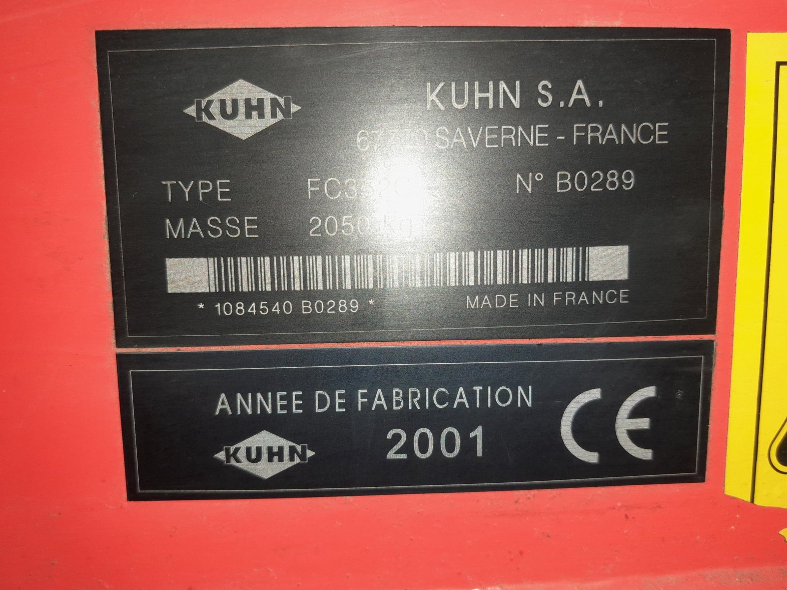 Mähwerk от тип Kuhn FC 352G, Gebrauchtmaschine в Thisted (Снимка 3)