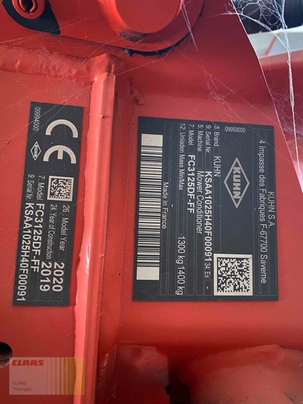 Mähwerk typu Kuhn FC 883-FF RA, Gebrauchtmaschine v Vachdorf (Obrázek 12)