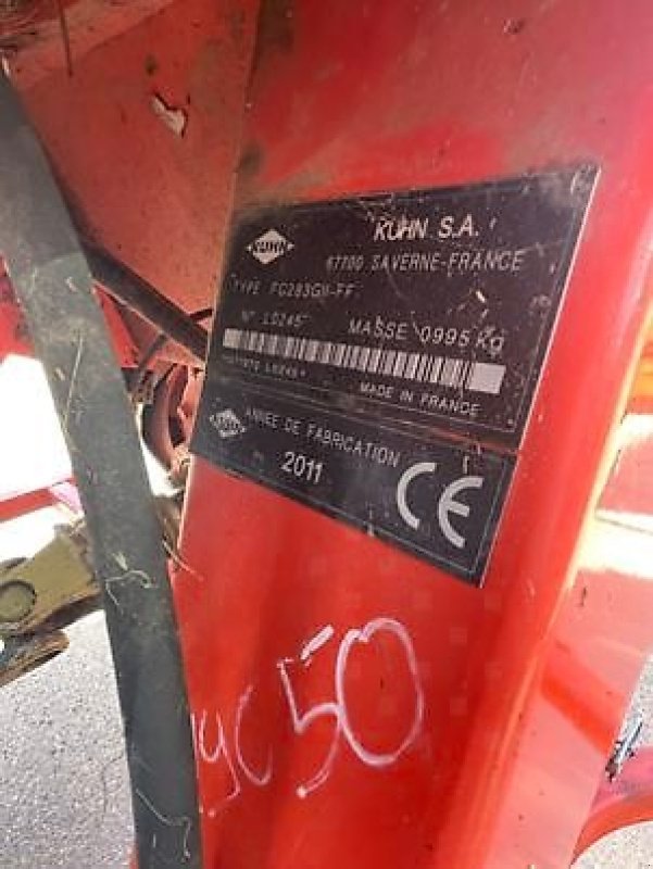 Mähwerk typu Kuhn FC283 GII, Gebrauchtmaschine v MARLENHEIM (Obrázek 3)