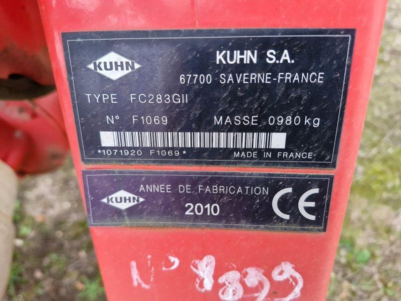 Mähwerk of the type Kuhn FC283GII, Gebrauchtmaschine in BRAY en Val (Picture 11)