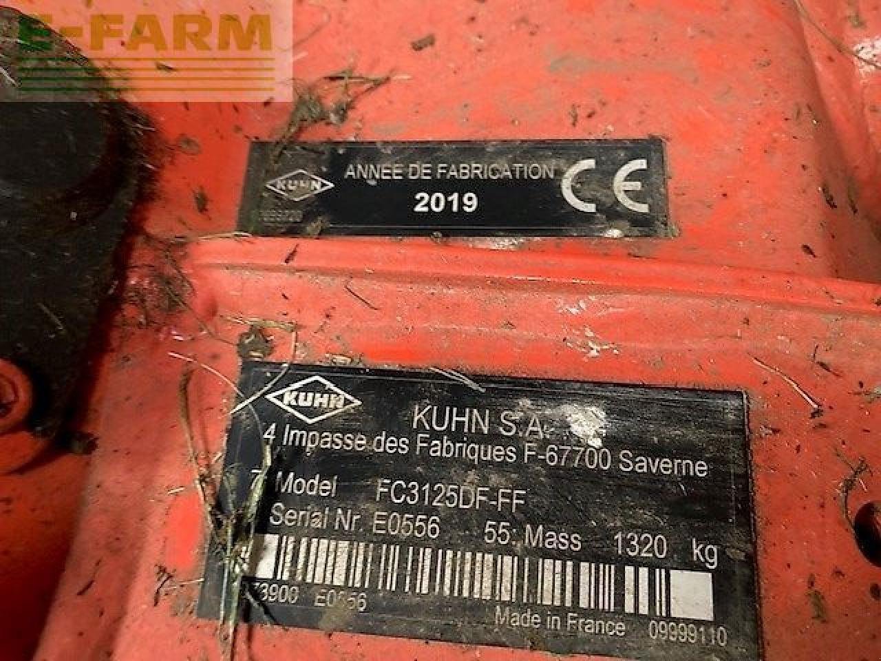 Mähwerk van het type Kuhn fc3125df-ff frontmaaier, Gebrauchtmaschine in gg VEGHEL (Foto 2)