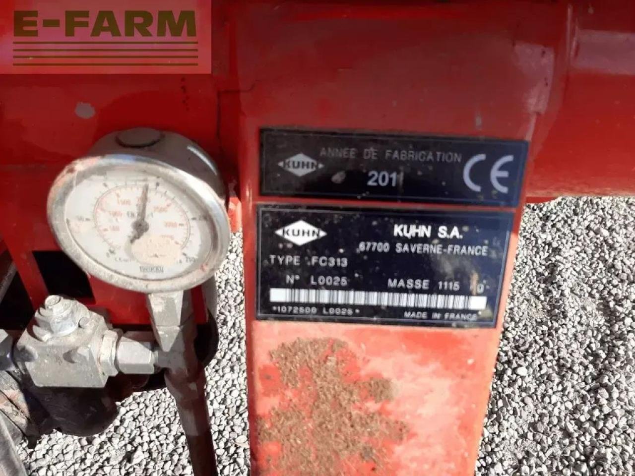 Mähwerk типа Kuhn fc313, Gebrauchtmaschine в CHAUVONCOURT (Фотография 11)