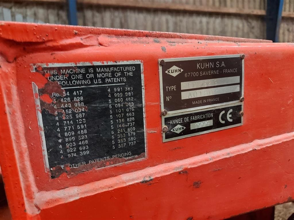 Mähwerk типа Kuhn FC352G, Gebrauchtmaschine в Nykøbing M (Фотография 2)