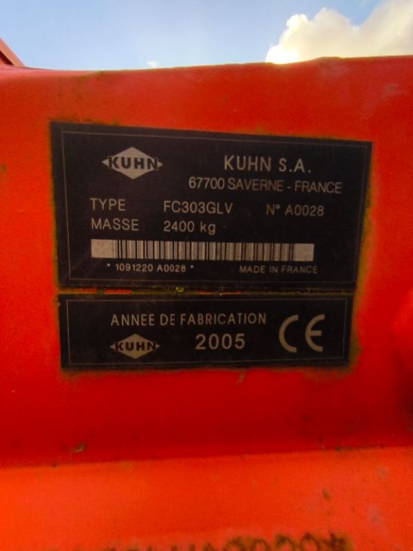 Mähwerk типа Kuhn FC353GC, Gebrauchtmaschine в Dol-de-Bretagne (Фотография 9)