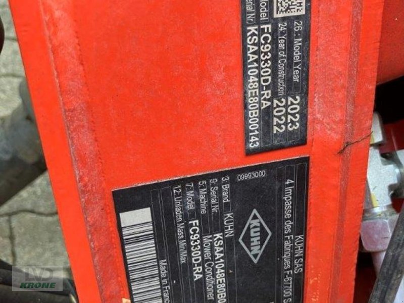 Mähwerk типа Kuhn FC9330D-RA, Gebrauchtmaschine в Spelle (Фотография 17)