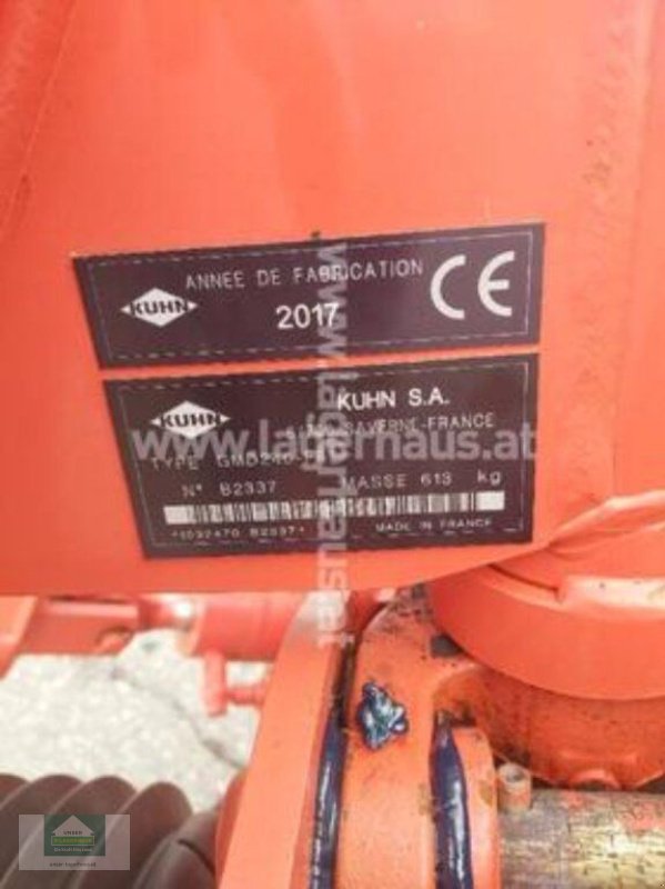 Mähwerk del tipo Kuhn GMD 240 FF, Gebrauchtmaschine en Klagenfurt (Imagen 3)