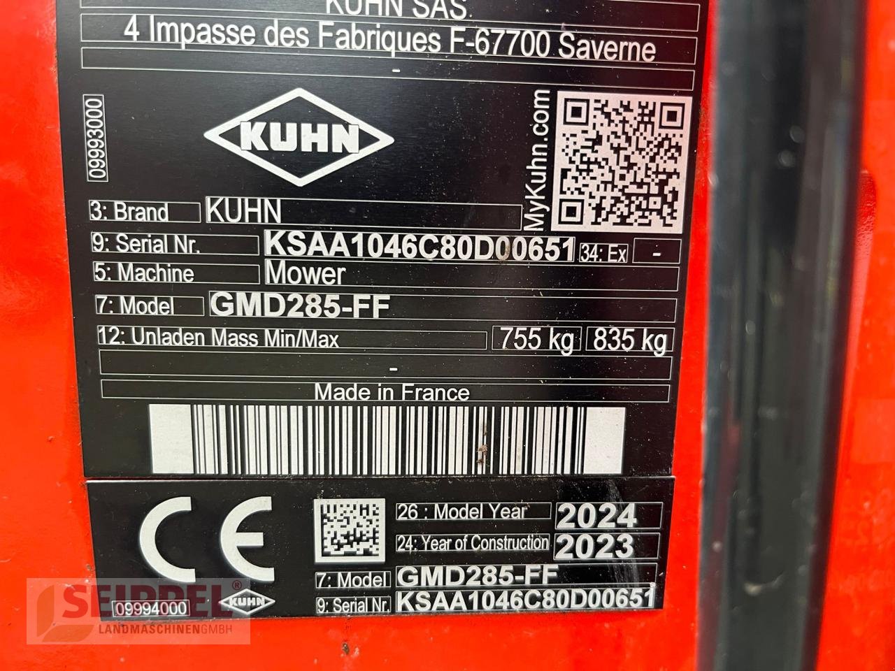 Mähwerk του τύπου Kuhn GMD 280 FF, Gebrauchtmaschine σε Groß-Umstadt (Φωτογραφία 5)