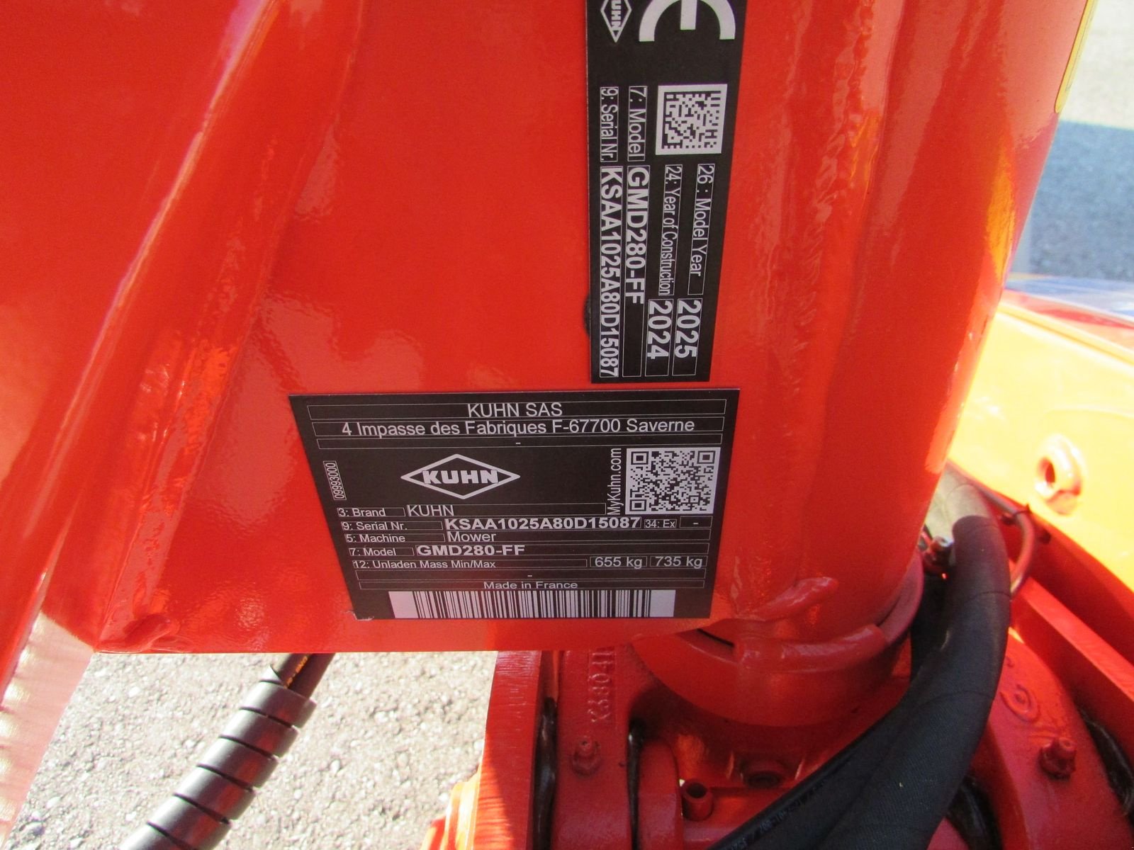 Mähwerk of the type Kuhn GMD 280, Gebrauchtmaschine in Saxen (Picture 4)