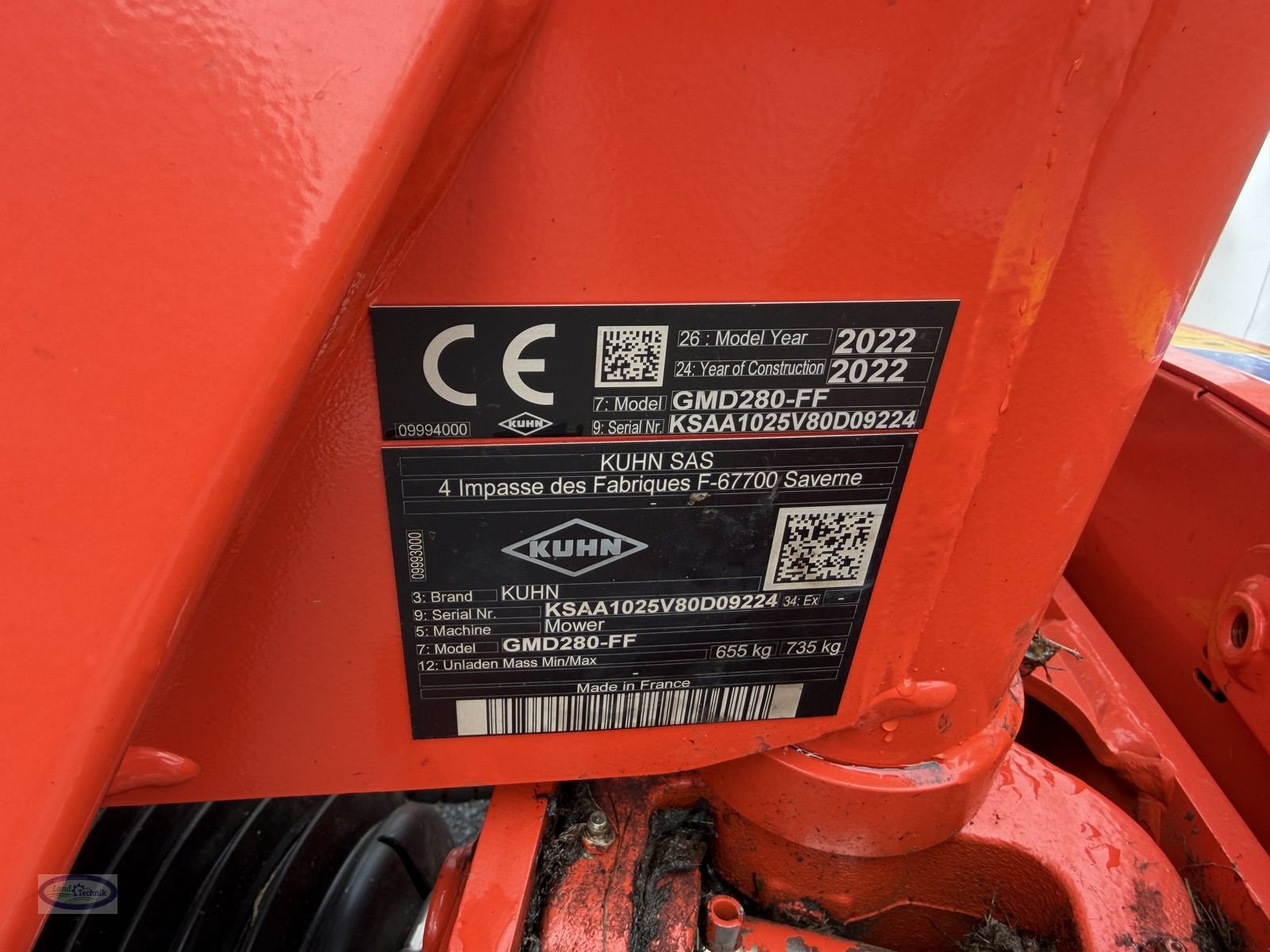 Mähwerk типа Kuhn GMD 280, Gebrauchtmaschine в Münzkirchen (Фотография 3)