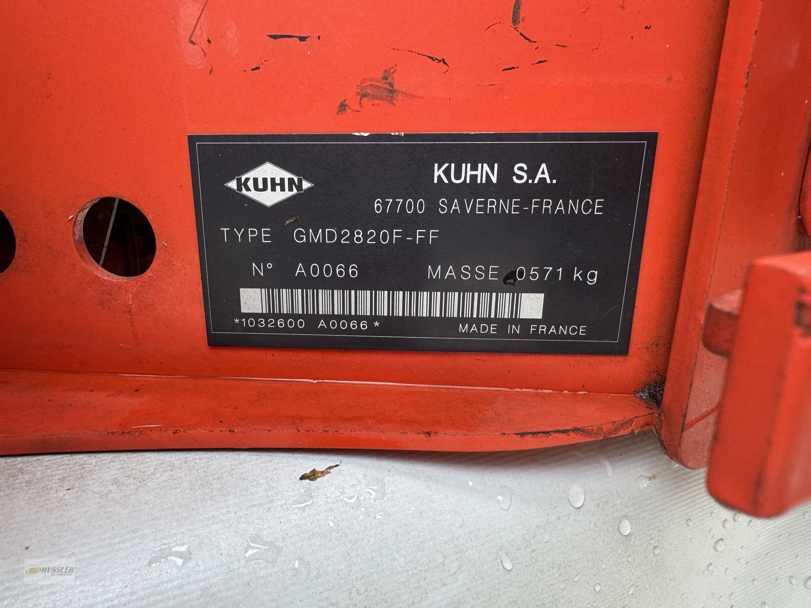 Mähwerk of the type Kuhn GMD 2820-FF, Gebrauchtmaschine in Söding- Sankt. Johann (Picture 8)
