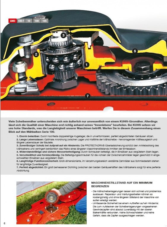 Mähwerk tip Kuhn GMD 310 F-FF, Neumaschine in Mittelrüsselbach (Poză 3)