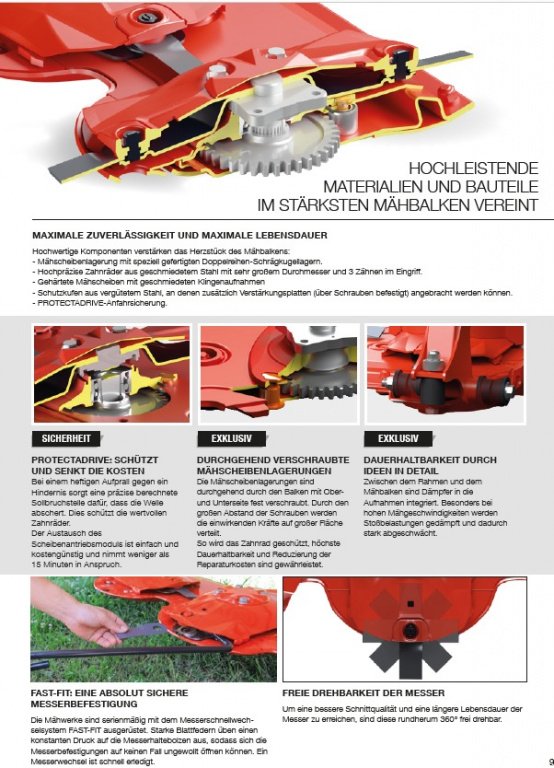 Mähwerk tip Kuhn GMD 310 F-FF, Neumaschine in Mittelrüsselbach (Poză 5)