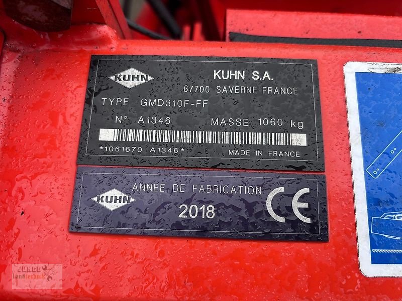 Mähwerk tipa Kuhn GMD 310 F, Gebrauchtmaschine u Geestland (Slika 11)