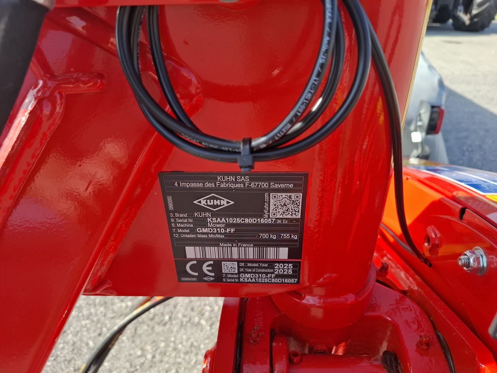 Mähwerk от тип Kuhn GMD 310, Gebrauchtmaschine в Saxen (Снимка 2)