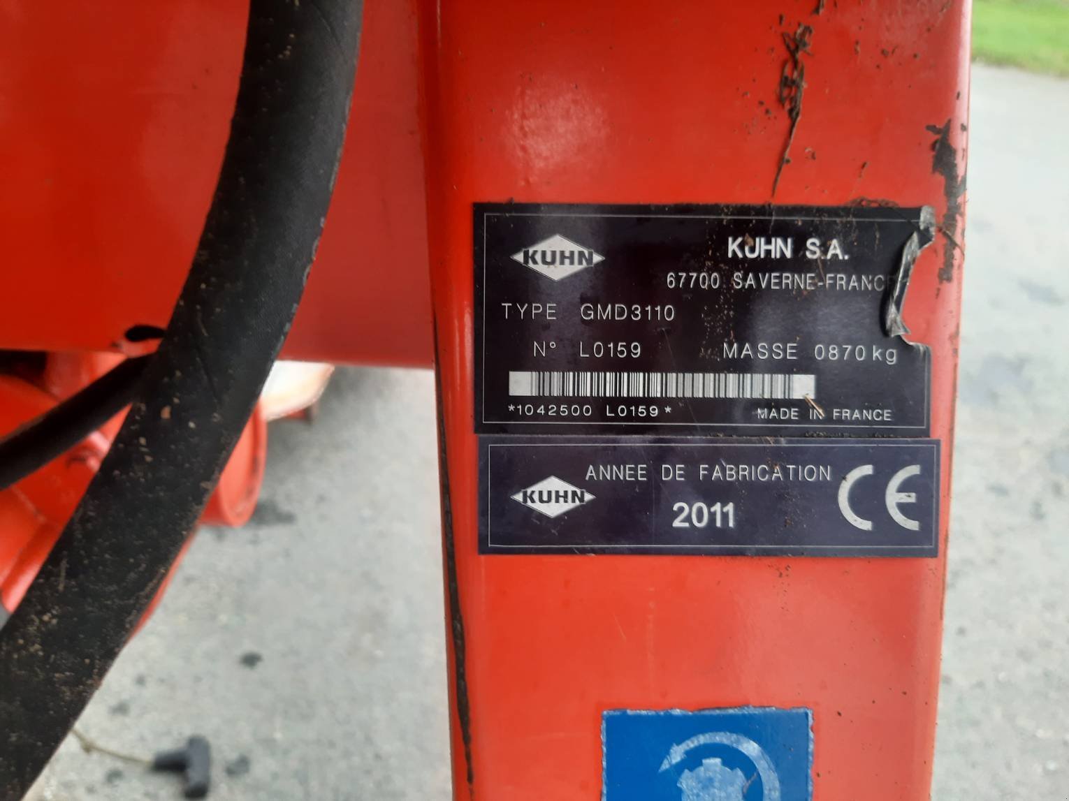 Mähwerk типа Kuhn GMD 3110, Gebrauchtmaschine в Le Horps (Фотография 9)