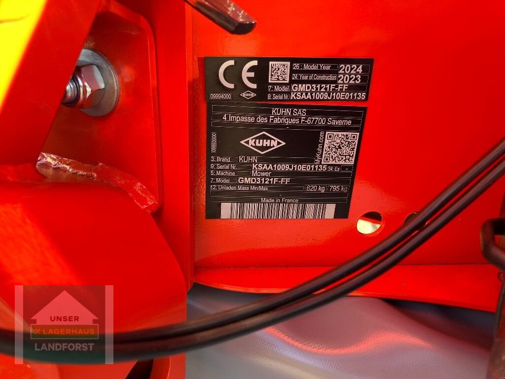 Mähwerk a típus Kuhn GMD 3121 F-FF, Neumaschine ekkor: Murau (Kép 14)