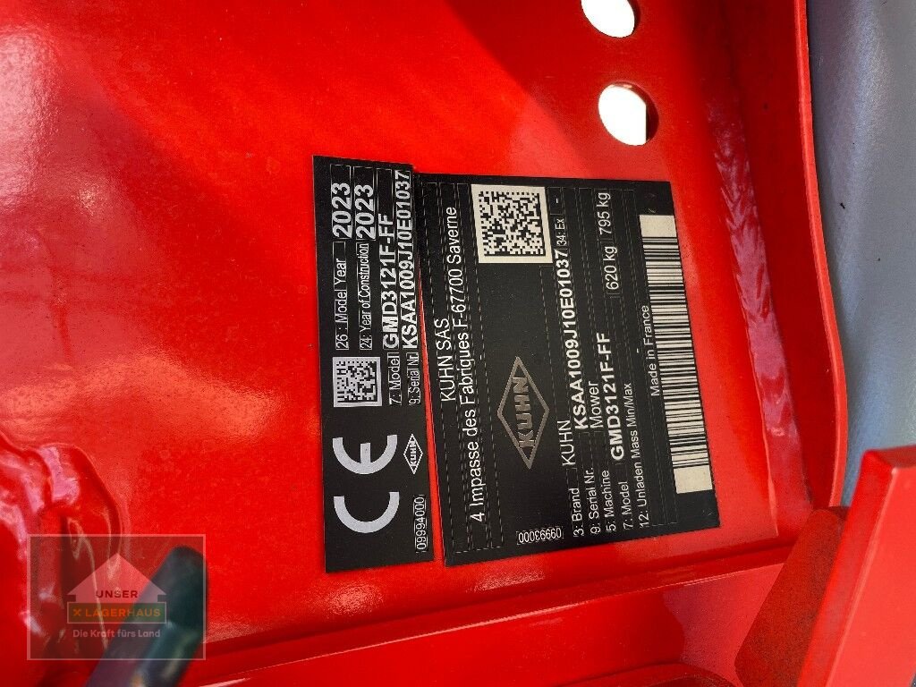 Mähwerk typu Kuhn GMD 3121 FF, Neumaschine v Eferding (Obrázek 14)