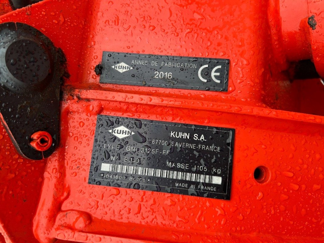 Mähwerk van het type Kuhn GMD 3125 F - FF, Gebrauchtmaschine in Sittensen (Foto 12)