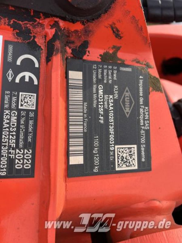 Mähwerk типа Kuhn GMD 3125F-FF, Gebrauchtmaschine в Sülzetal OT Altenweddingen (Фотография 6)