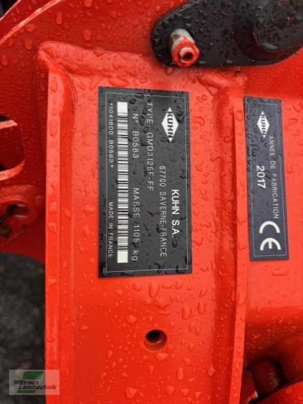 Mähwerk от тип Kuhn GMD 3125F, Gebrauchtmaschine в Georgsheil (Снимка 5)
