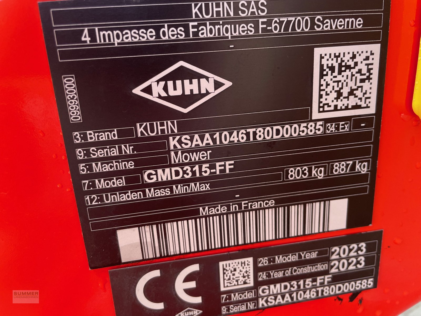 Mähwerk typu Kuhn GMD 315-FF, Neumaschine v Pforzheim (Obrázek 4)