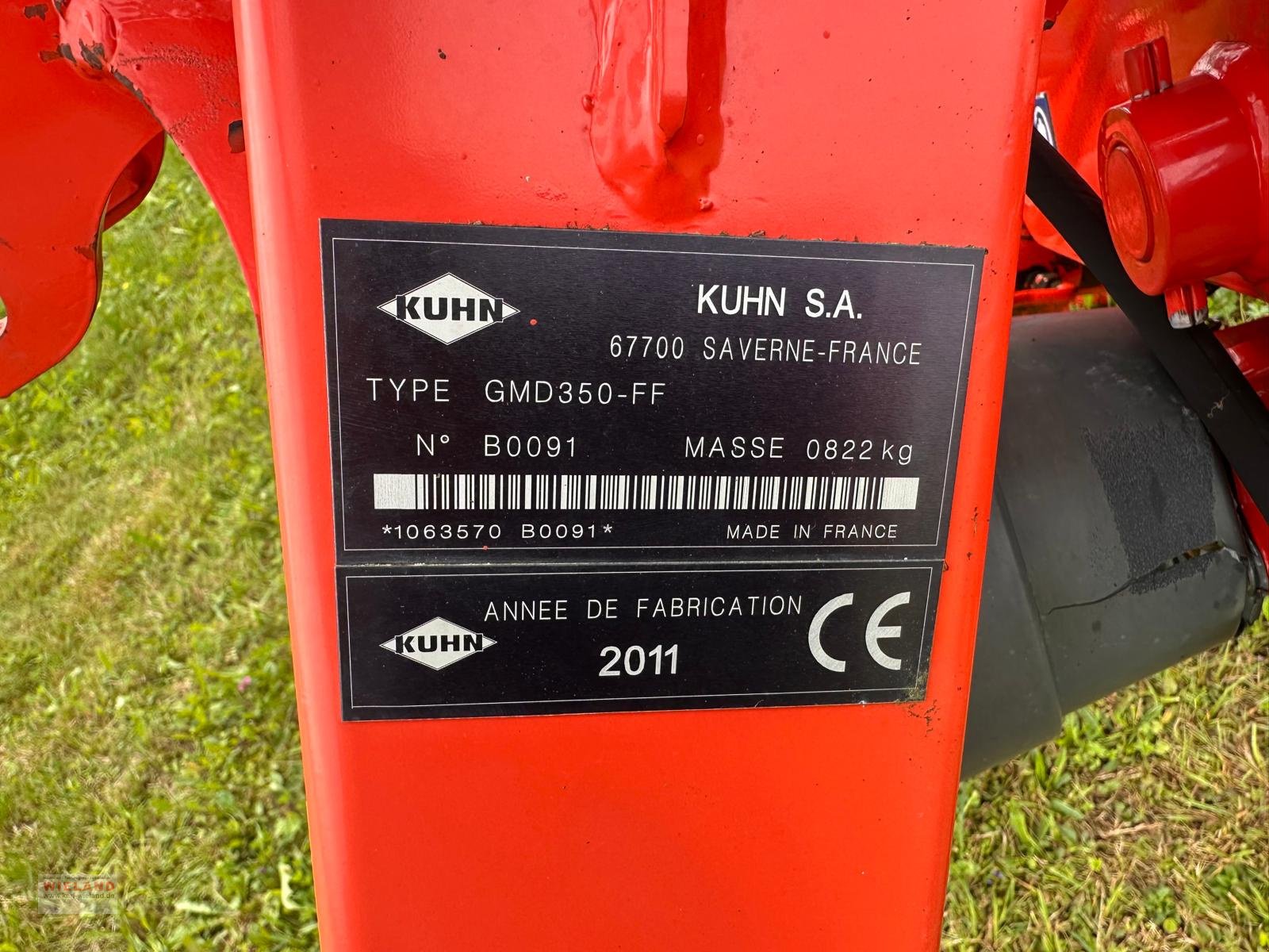 Mähwerk του τύπου Kuhn GMD 350 FF, Gebrauchtmaschine σε Lossburg-Wittendorf (Φωτογραφία 6)