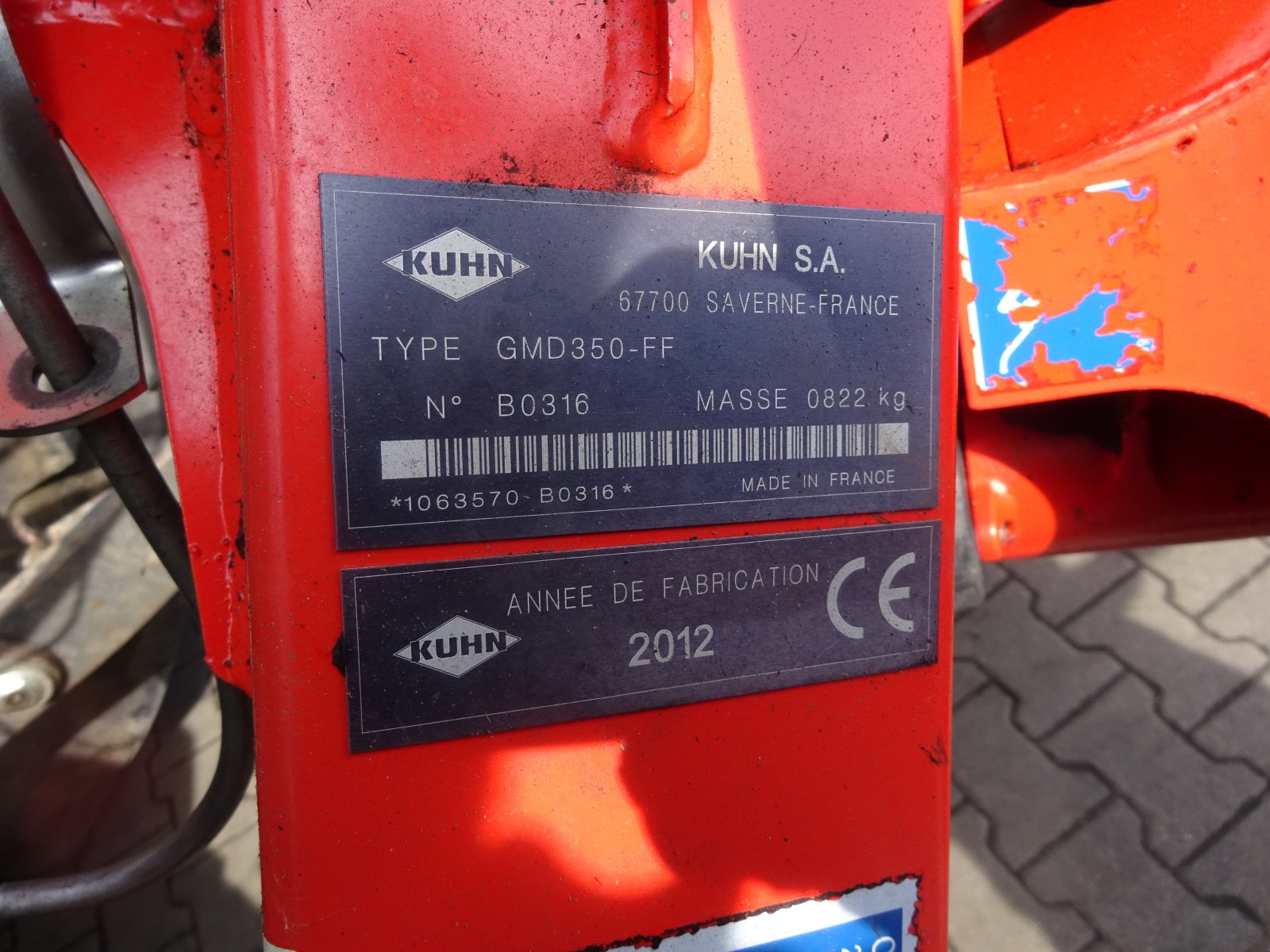 Mähwerk des Typs Kuhn GMD 350- FF, Gebrauchtmaschine in Tuntenhausen (Bild 7)