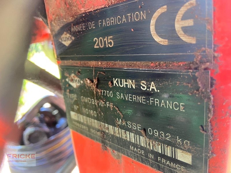 Mähwerk Türe ait Kuhn GMD 3510 FF, Gebrauchtmaschine içinde Bockel - Gyhum (resim 4)