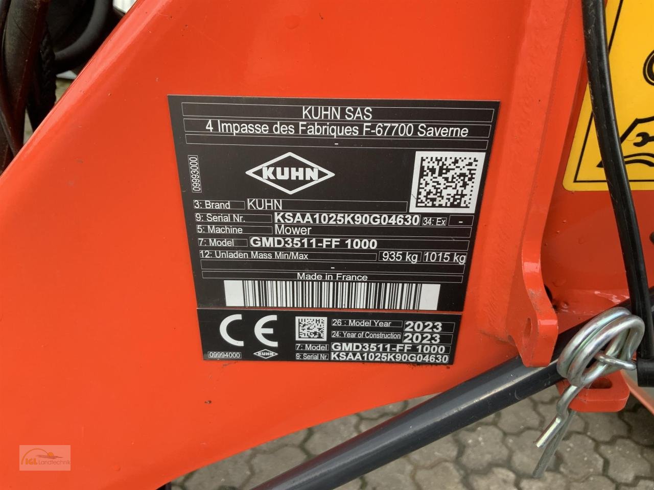 Mähwerk del tipo Kuhn GMD 3511-FF, Gebrauchtmaschine In Pfreimd (Immagine 4)