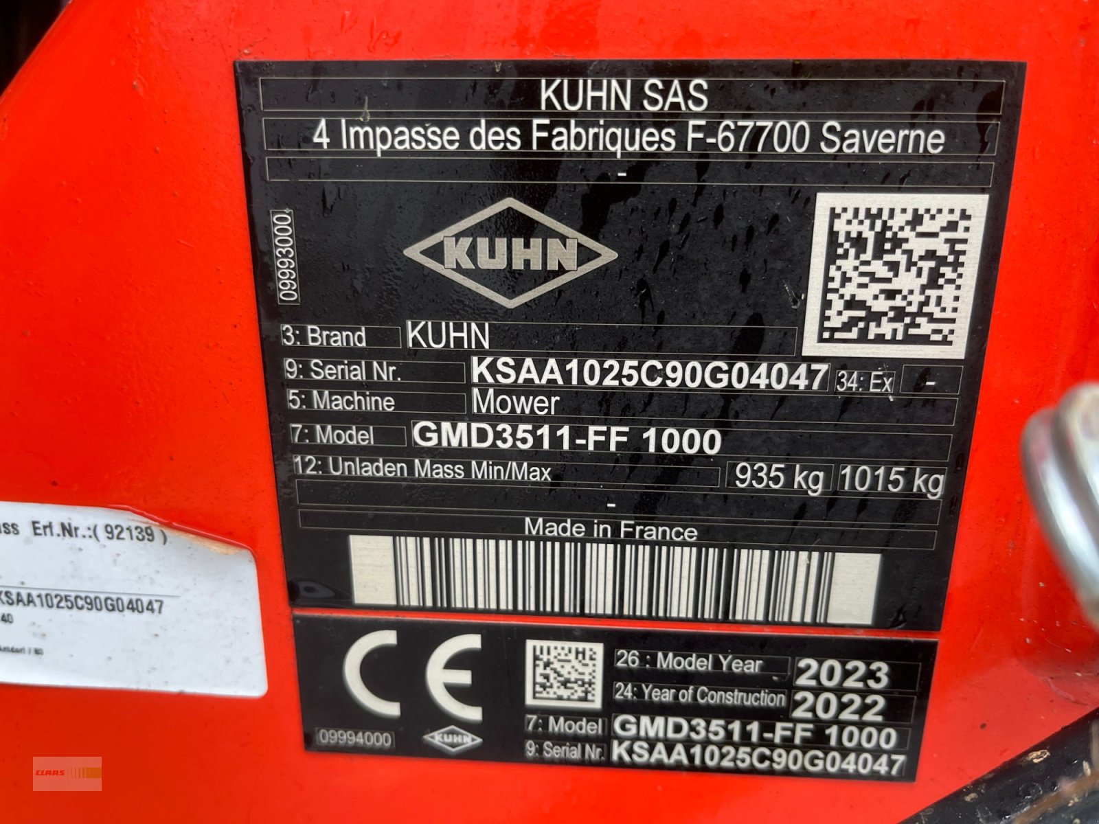 Mähwerk типа Kuhn GMD 3511 FF, Gebrauchtmaschine в Langenau (Фотография 11)