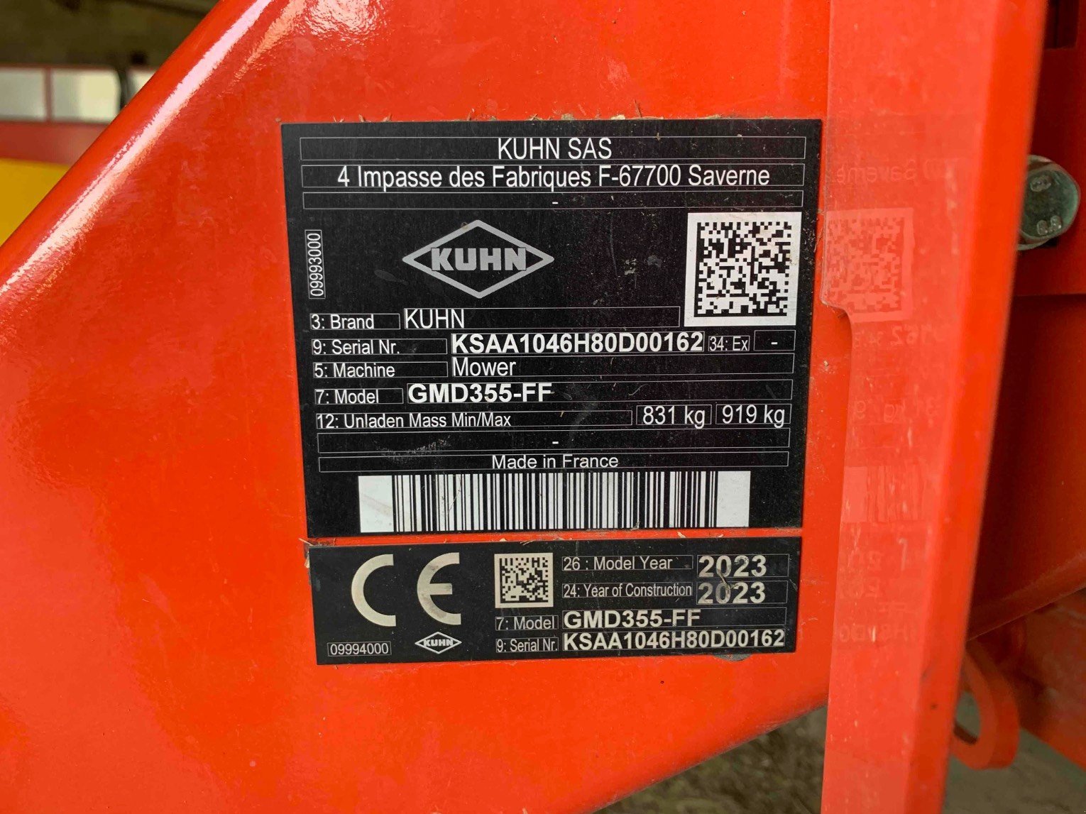 Mähwerk of the type Kuhn GMD 355 FF, Gebrauchtmaschine in ORLEIX (Picture 3)