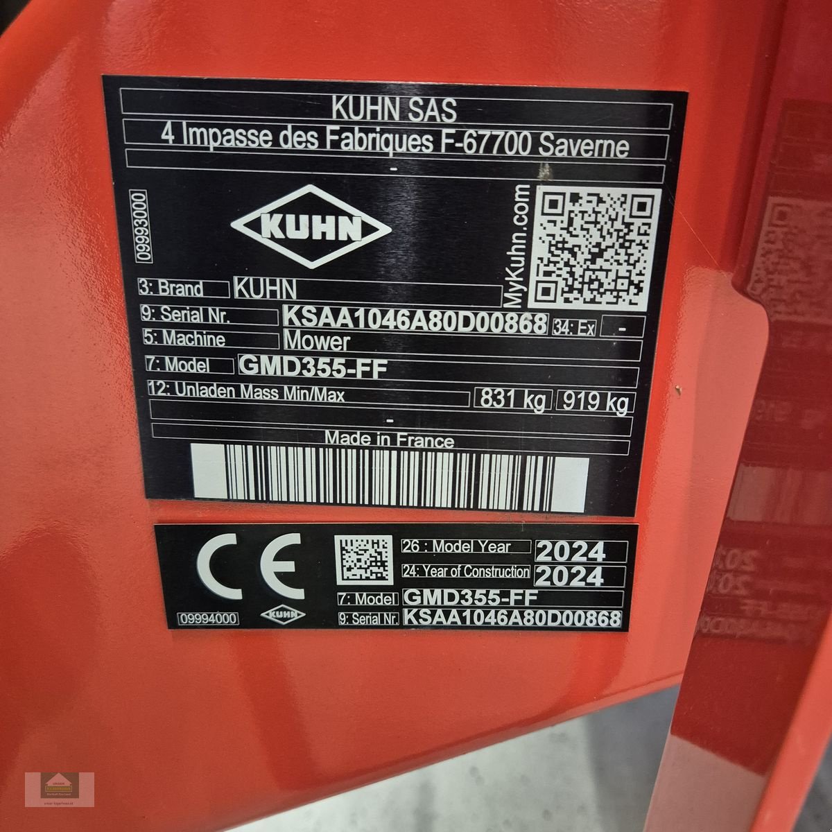 Mähwerk del tipo Kuhn GMD 355 FF, Neumaschine In Klagenfurt (Immagine 2)