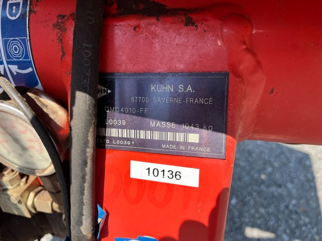 Mähwerk типа Kuhn GMD 4010 FF, Gebrauchtmaschine в Calmont (Фотография 3)