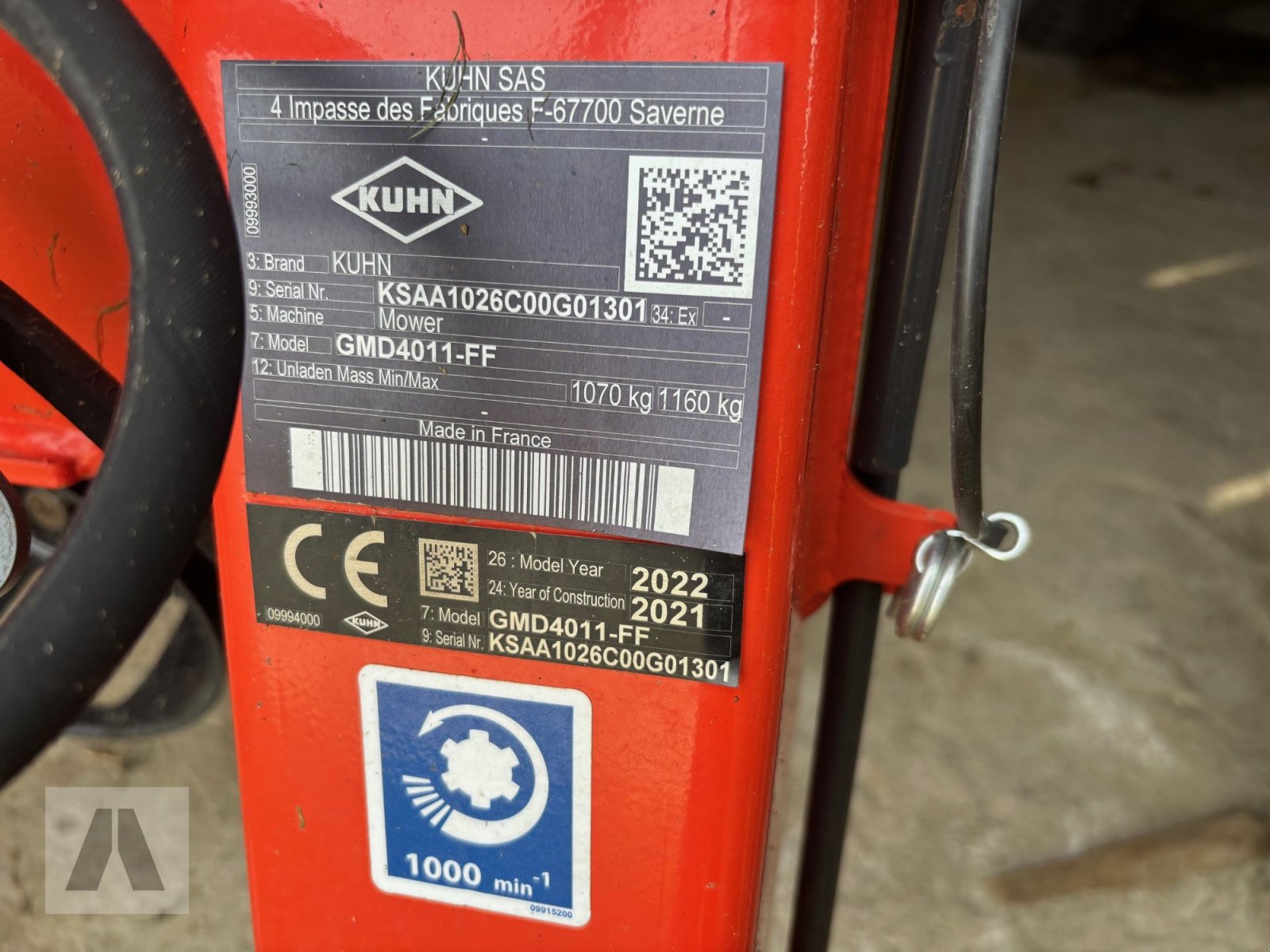 Mähwerk des Typs Kuhn GMD 4010 FF, Gebrauchtmaschine in Langweid am Lech (Bild 10)