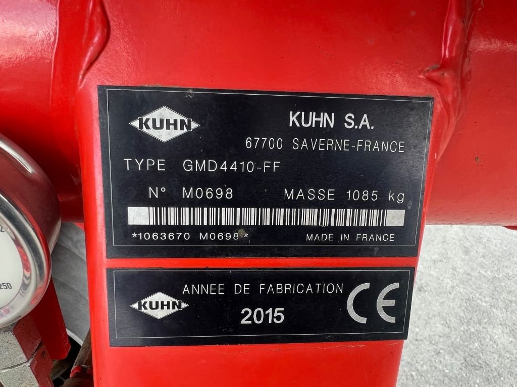 Mähwerk of the type Kuhn GMD 4410 FF, Gebrauchtmaschine in Dol-de-Bretagne (Picture 11)