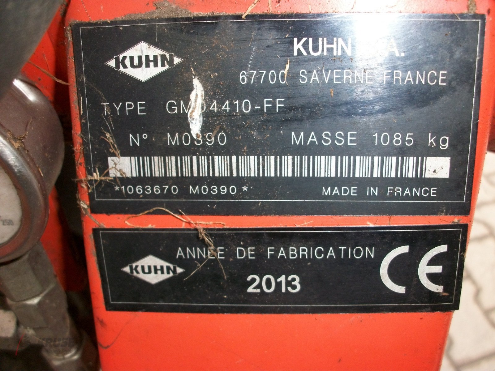 Mähwerk tip Kuhn GMD 4410-FF, Gebrauchtmaschine in Fürstenau (Poză 10)