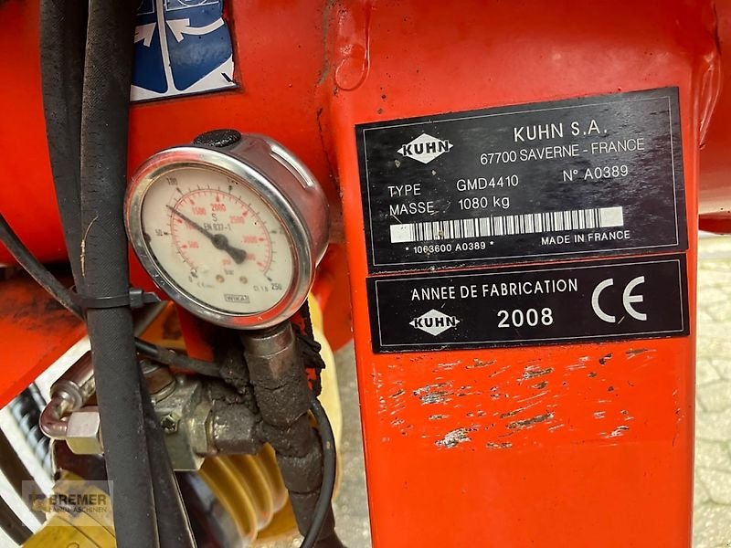 Mähwerk типа Kuhn GMD 4410 Lift Control, Gebrauchtmaschine в Asendorf (Фотография 15)