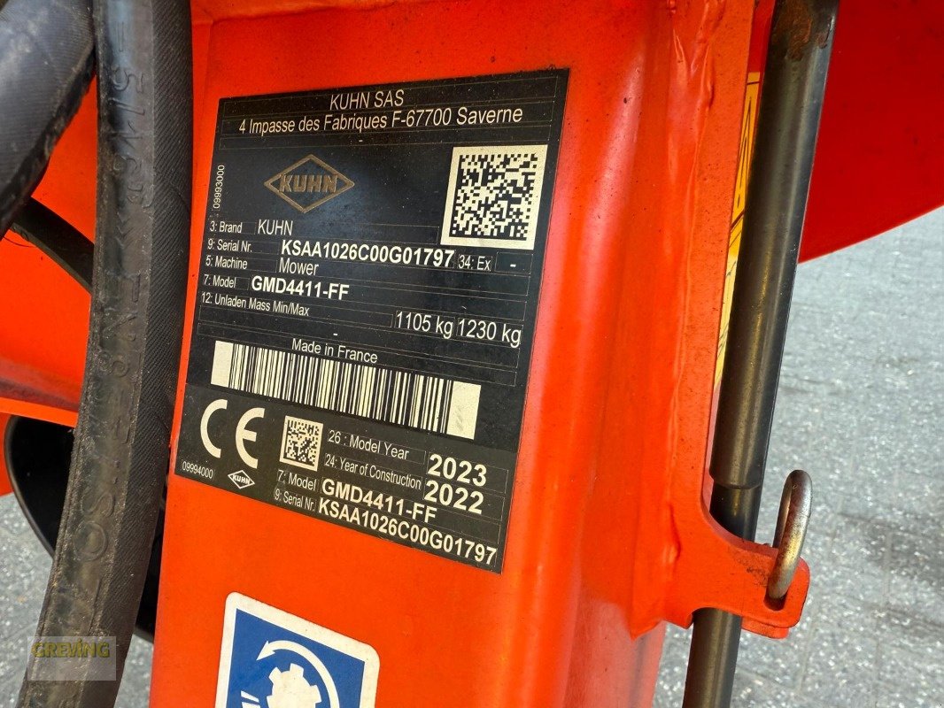 Mähwerk типа Kuhn GMD 4411, Gebrauchtmaschine в Ahaus (Фотография 13)